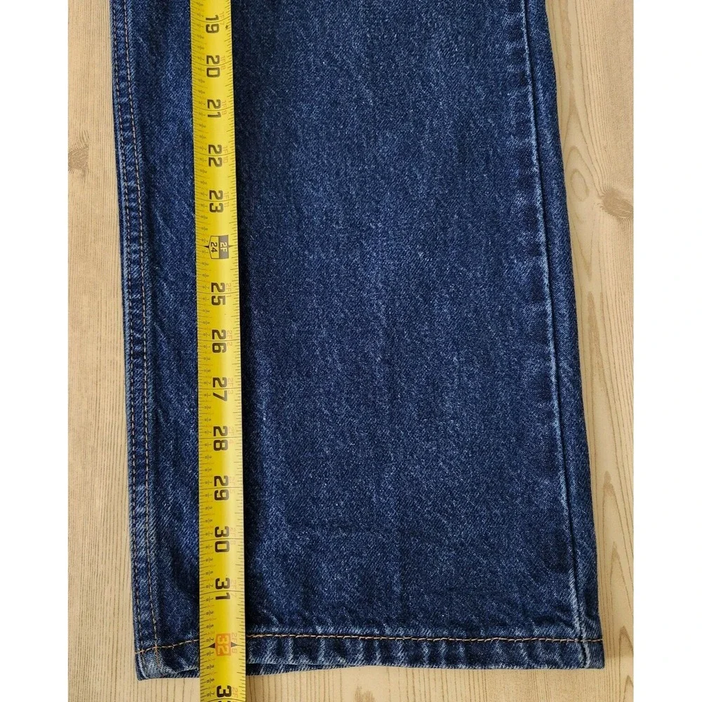 VTG Levi's 505 Regular Fit Jeans Mens 42x32 (Fits 41x32) Blue Straight Denim Y2K